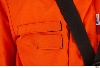Sam Atkins Firemen in Orange Covealls Details details of uniform…